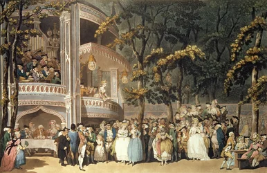 Vauxhall Gardens from Ackermann
